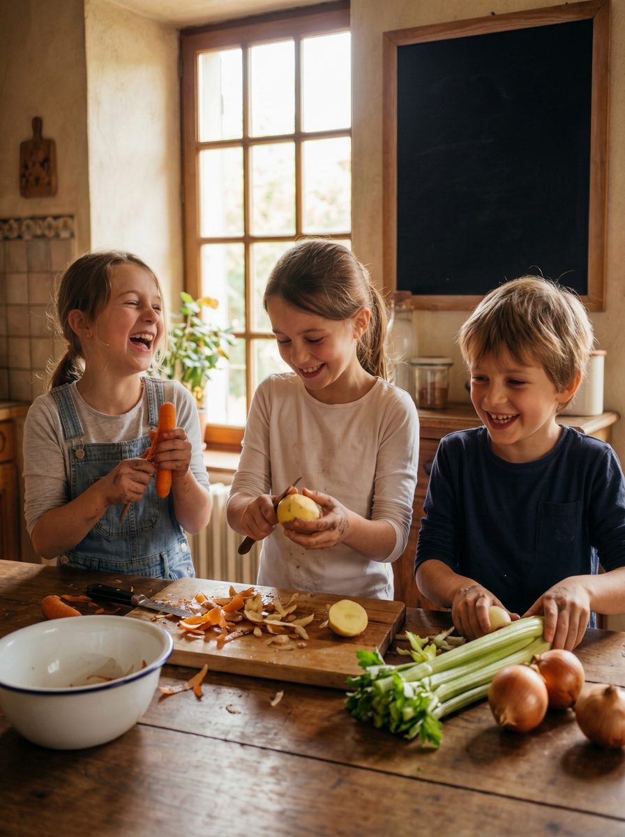 Les tâches ménagères développent le cerveau de nos enfants